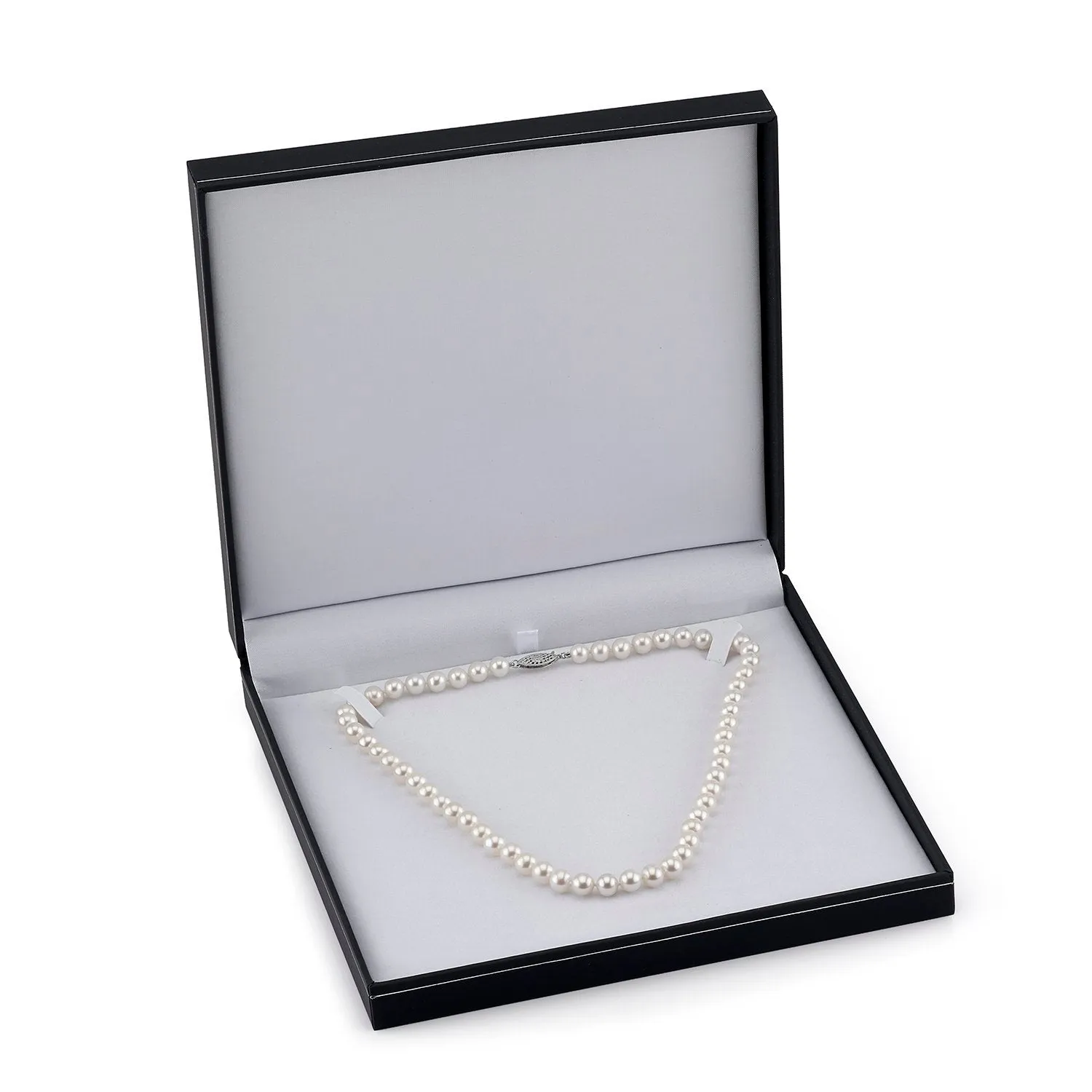 7mm White Freshwater Oscar Pearl & Chain Bracelet