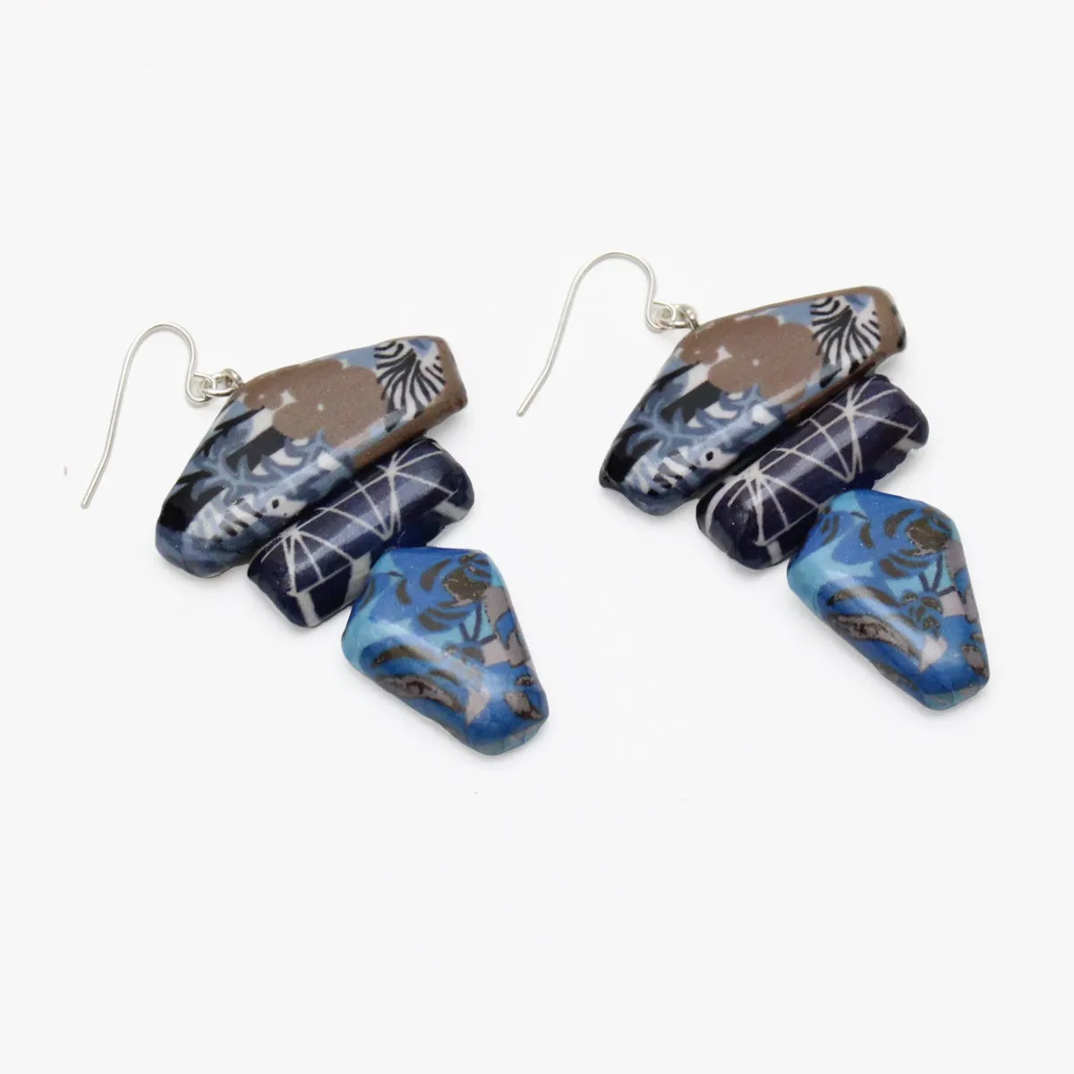 Artistic Blue Annika Earrings