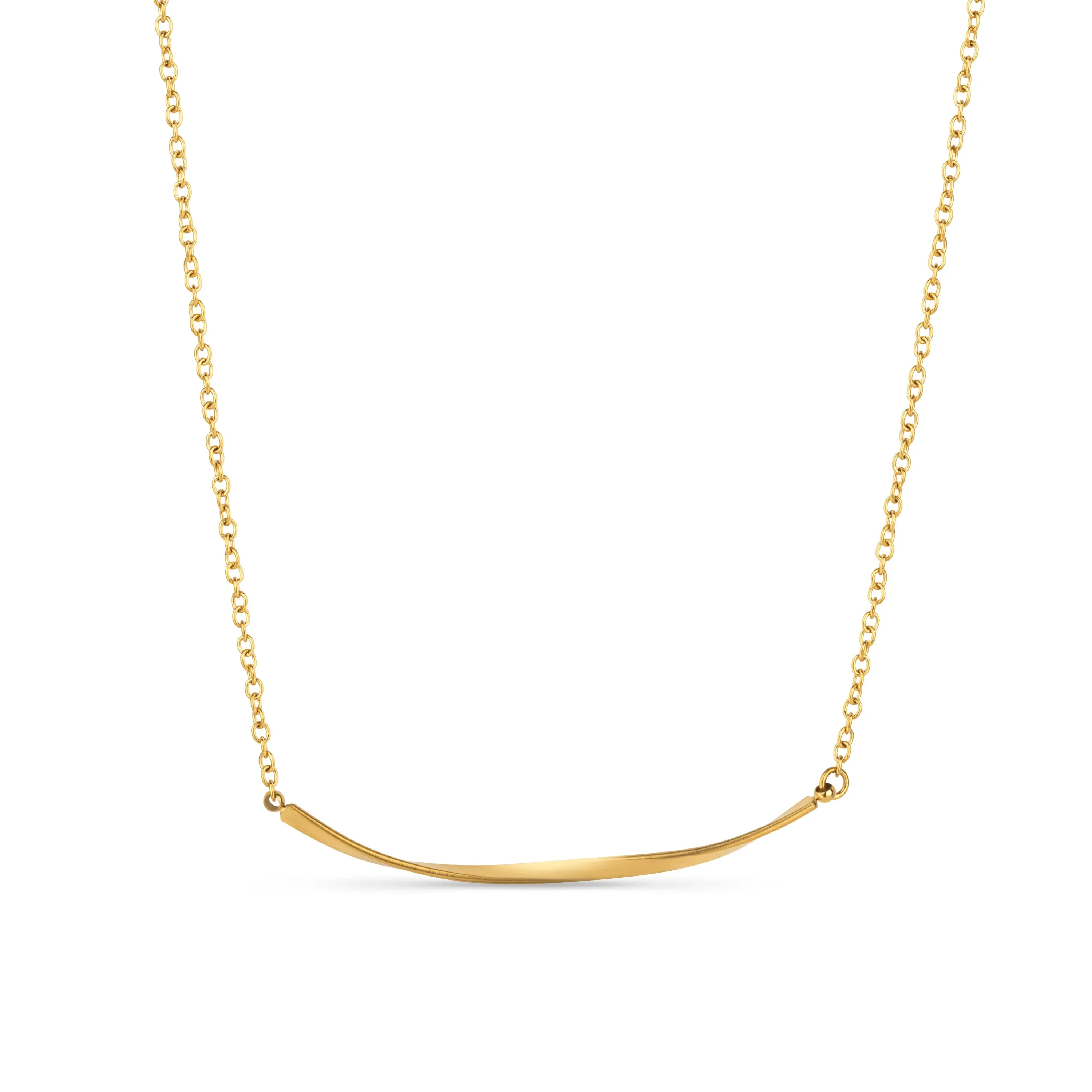 Arvo Mobius Bar Necklace - Gold by Arvo