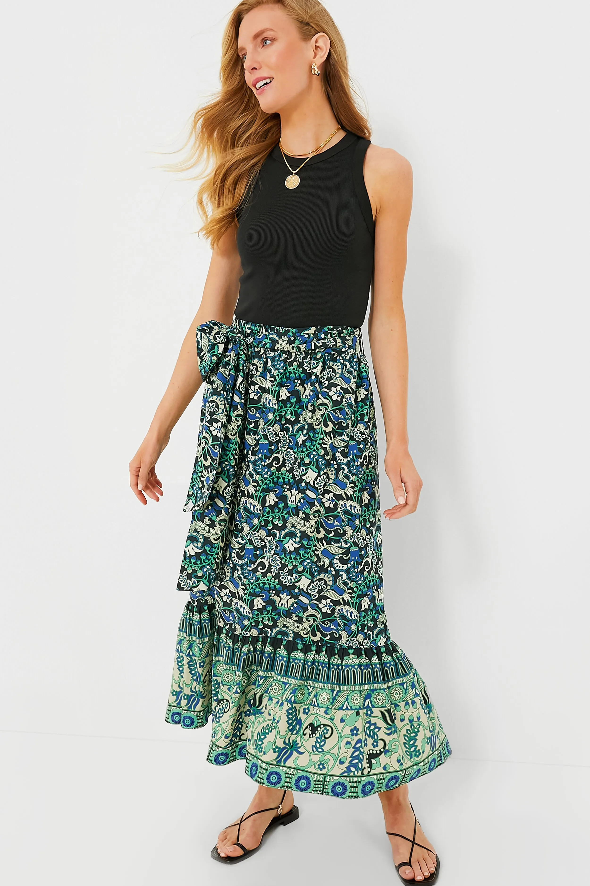 Batik Floral Hampton Skirt