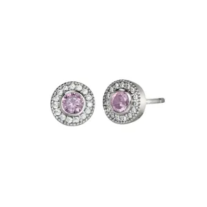 Birth Gems Pink Sapphire Earrings