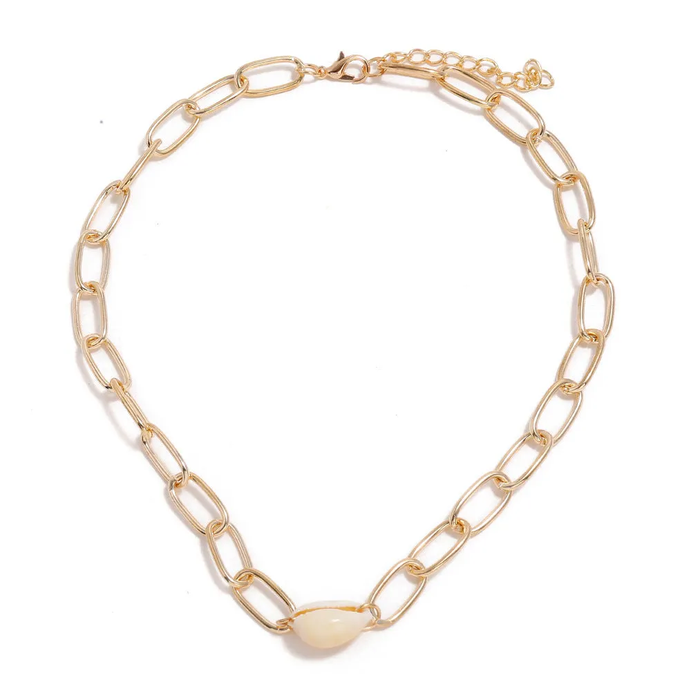 Bohemian Shell Necklaces for Women - Savanna Rhythms Collection