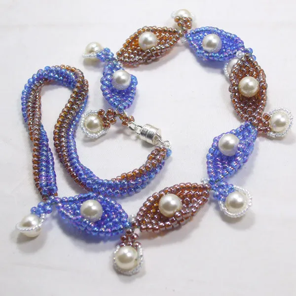 Cailida Beaded Pearl Necklace