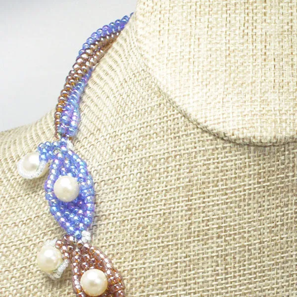 Cailida Beaded Pearl Necklace