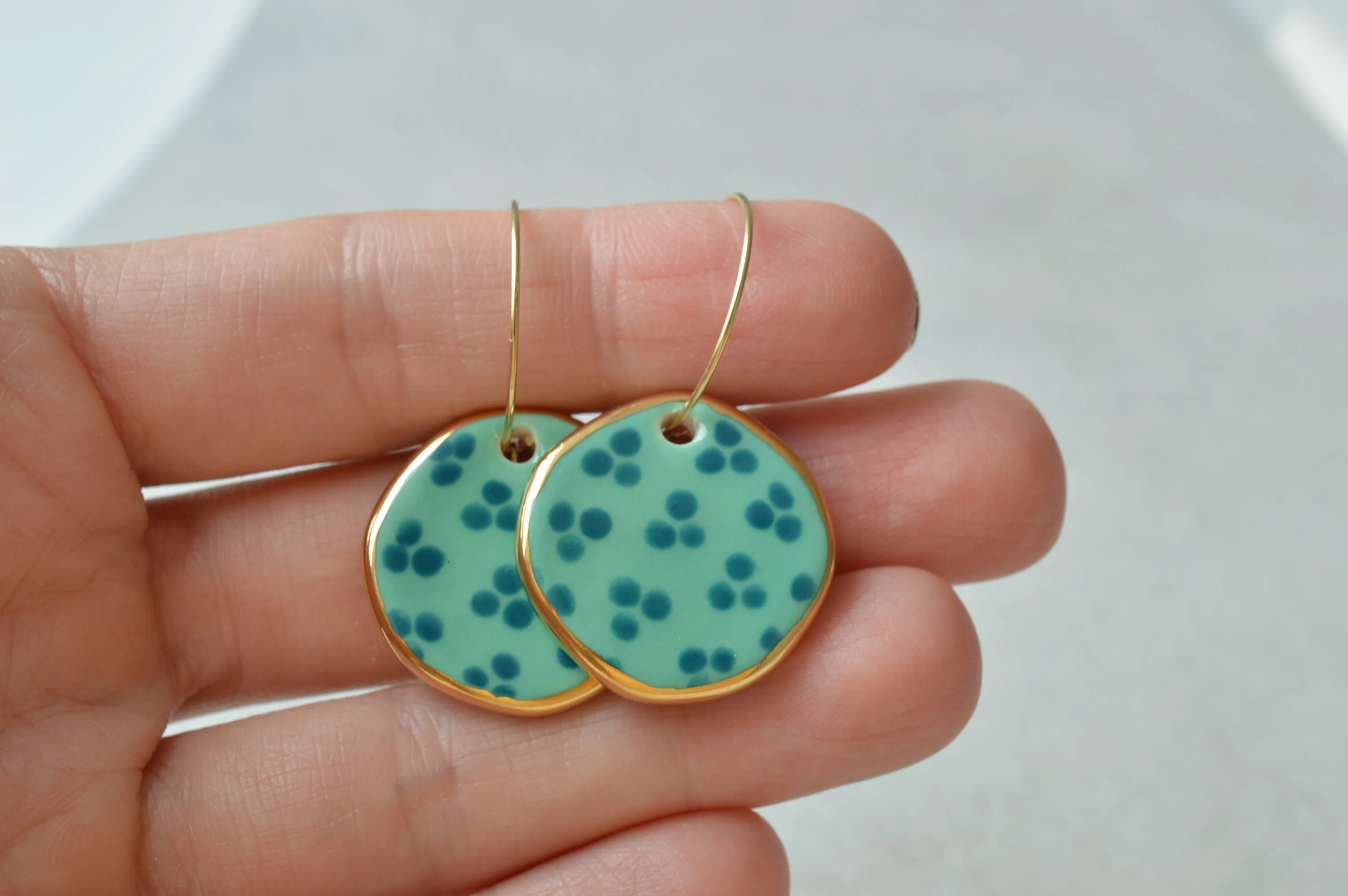 Ceramic earrings No. 35