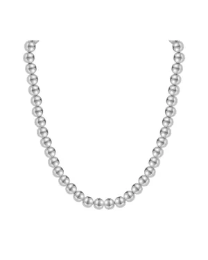 Davis Ball Necklace Silver 17"