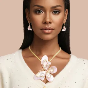 Enchanting Butterfly Necklace and Earring Set