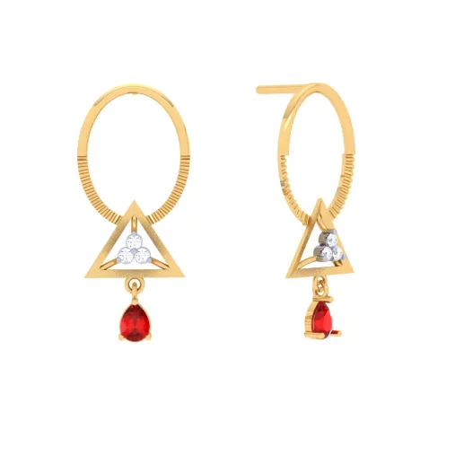 Enchanting Gold Earrings Exclusively From Online Exclusive