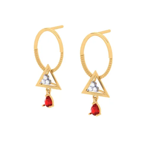 Enchanting Gold Earrings Exclusively From Online Exclusive