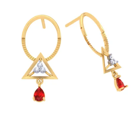 Enchanting Gold Earrings Exclusively From Online Exclusive