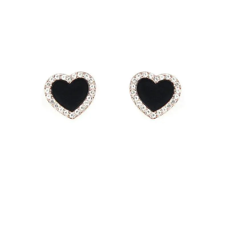 Enchanting Rose Gold Heart Earrings: Romantic Summer Glam for Her