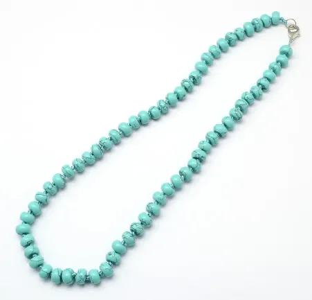 Gem Turquoise Necklace 18.5 inches