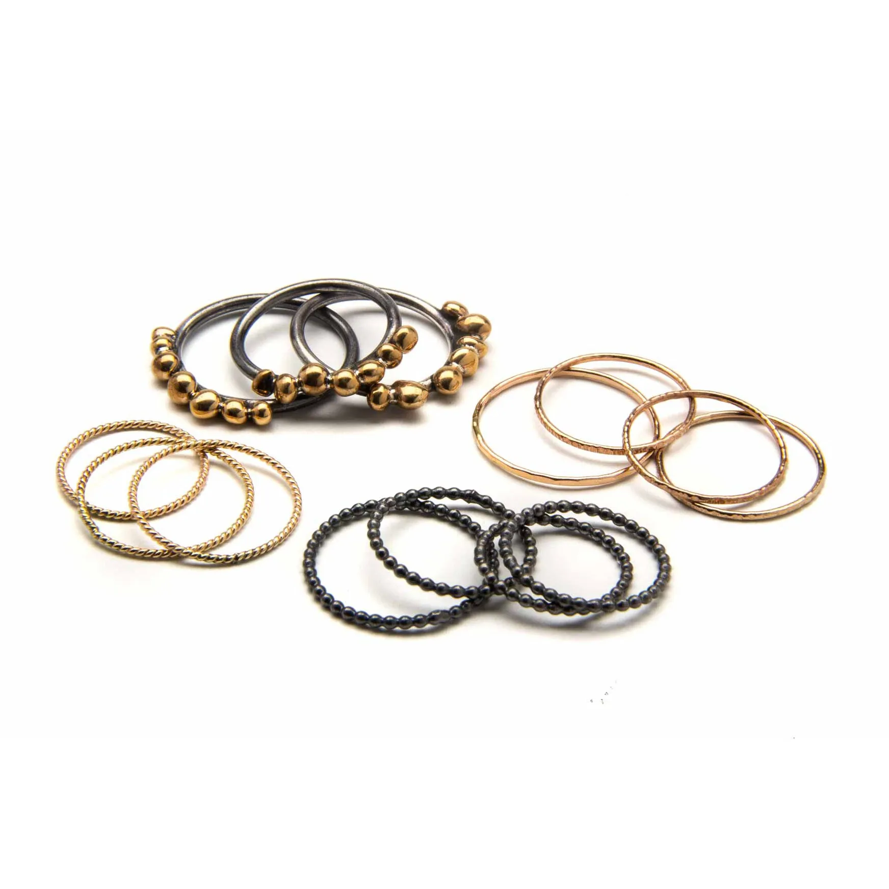 Gold Twist Stacking Ring