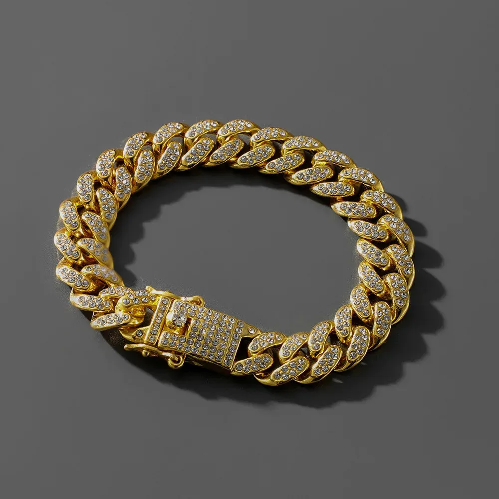 Hip Hop Cuban Link Bracelet for Men & Women Stylish Jewelry