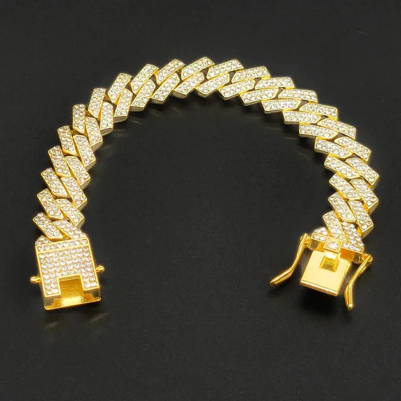 Hip Hop Cuban Link Bracelet for Men & Women Stylish Jewelry