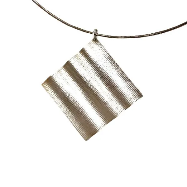 Hiroki Fukushima Fabric & Wave Necklace