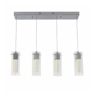 HOL4P-RN Hologram 4-lt 26" LED Pendant