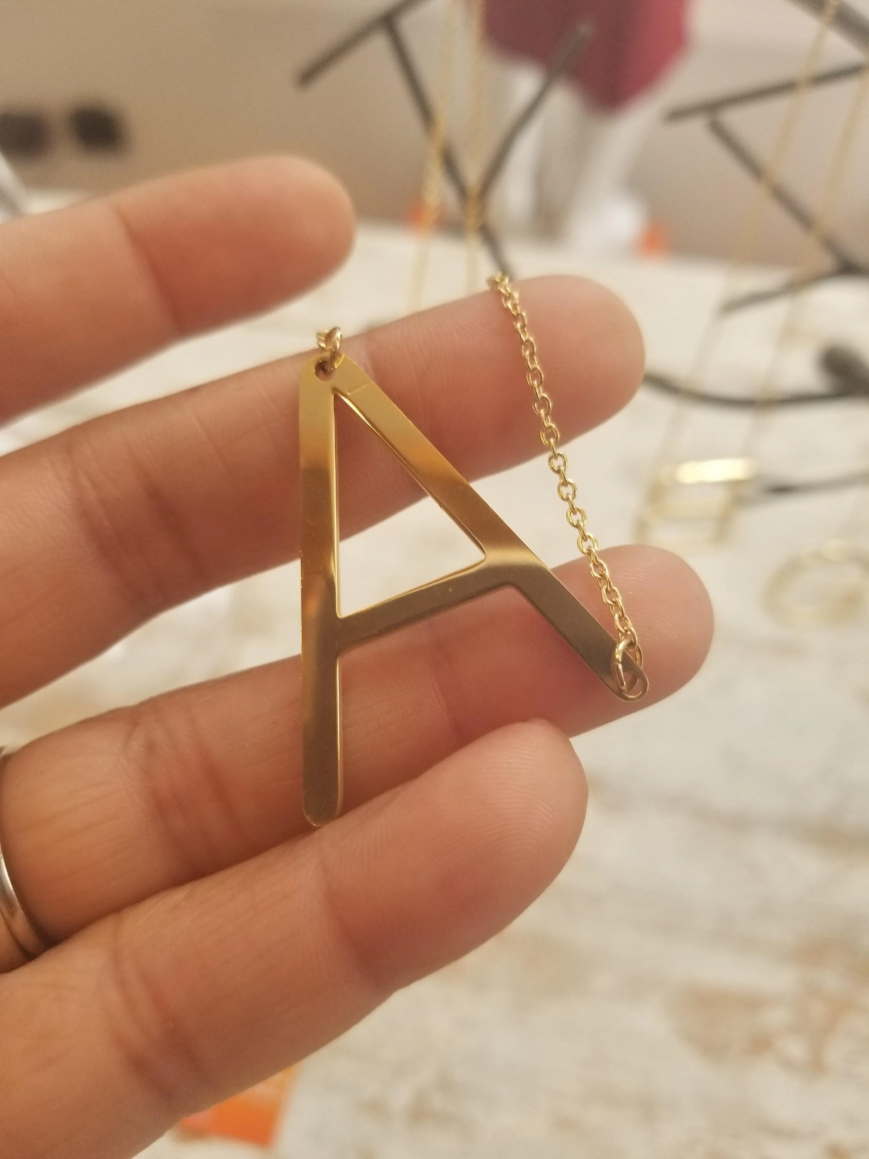 Initial Necklace (Gold and Silver)