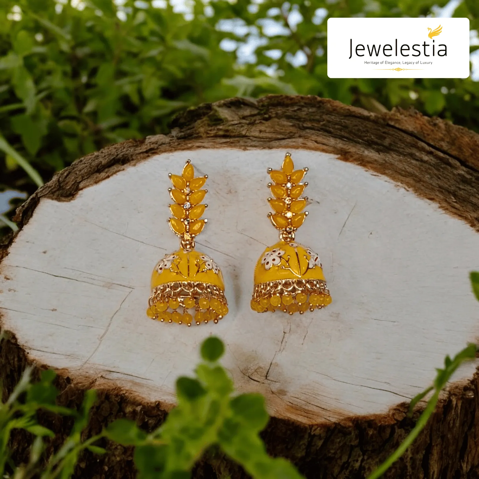 Jewelestia Enchanting Jhumka Earrings