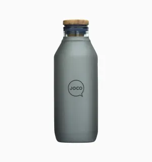 Joco Glass Velvet Grip Flask 600mL