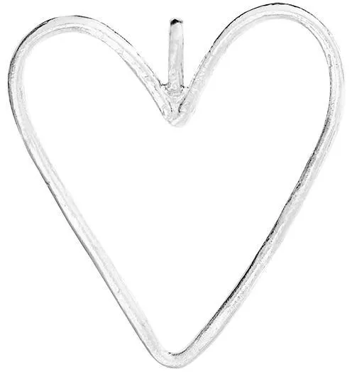 Large Wire Heart Charm