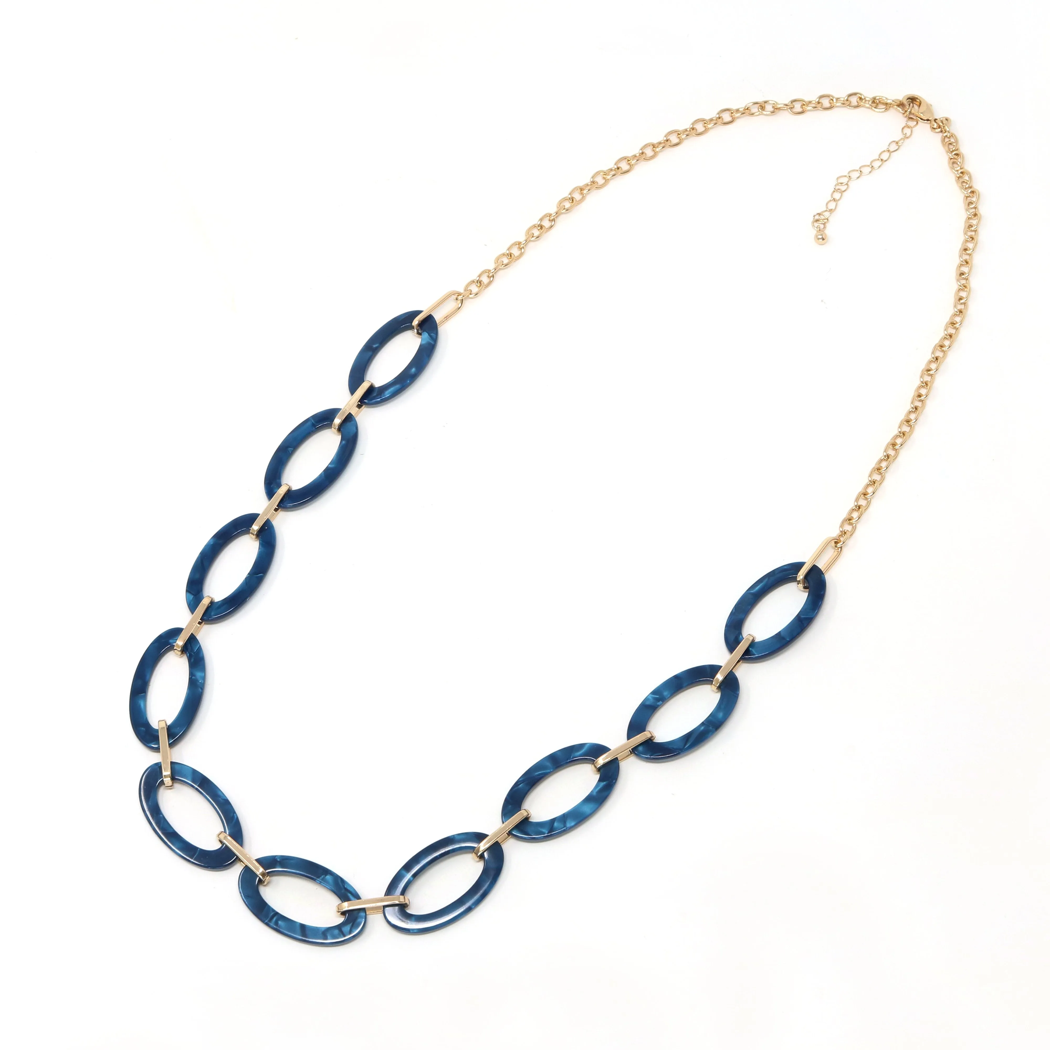 Lightweight Resin Long Necklace