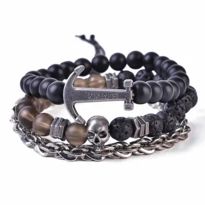 Mad Man Tribal Stone Bracelet