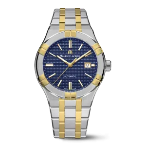 Maurice Lacroix Men's Blue Aikon Automatic Watch AI6008-SY013-432-1