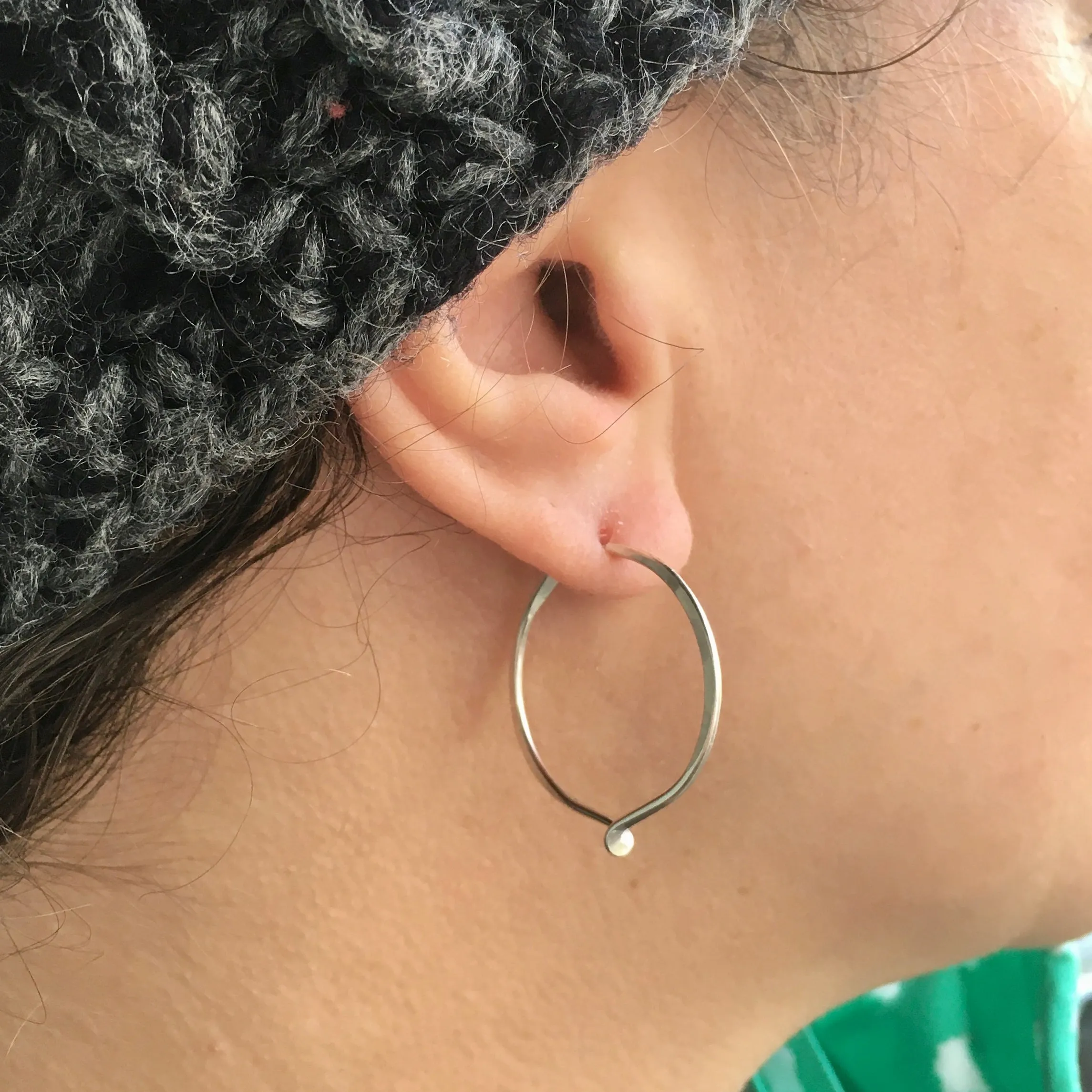 Möbius Twist Hoops - Large