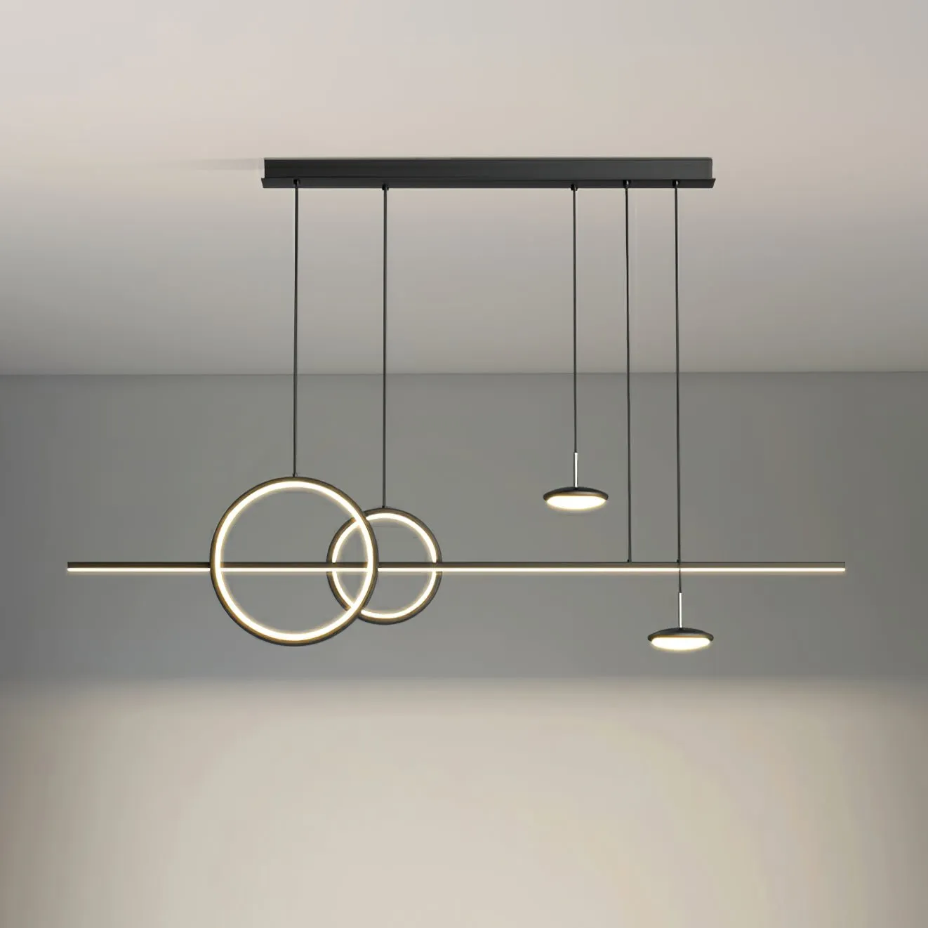 Modern Geometric Shape Chandelier