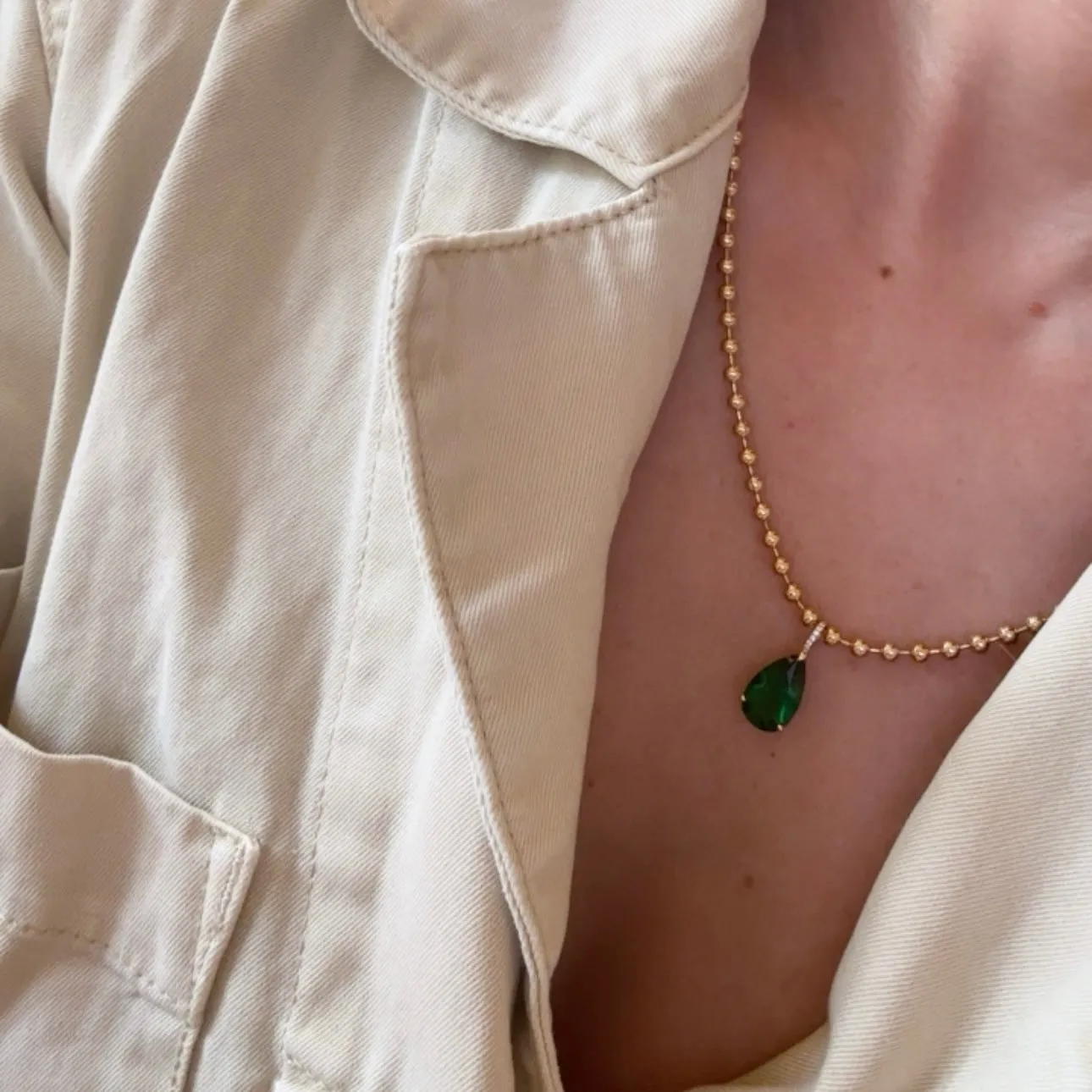 Power Necklace - Green