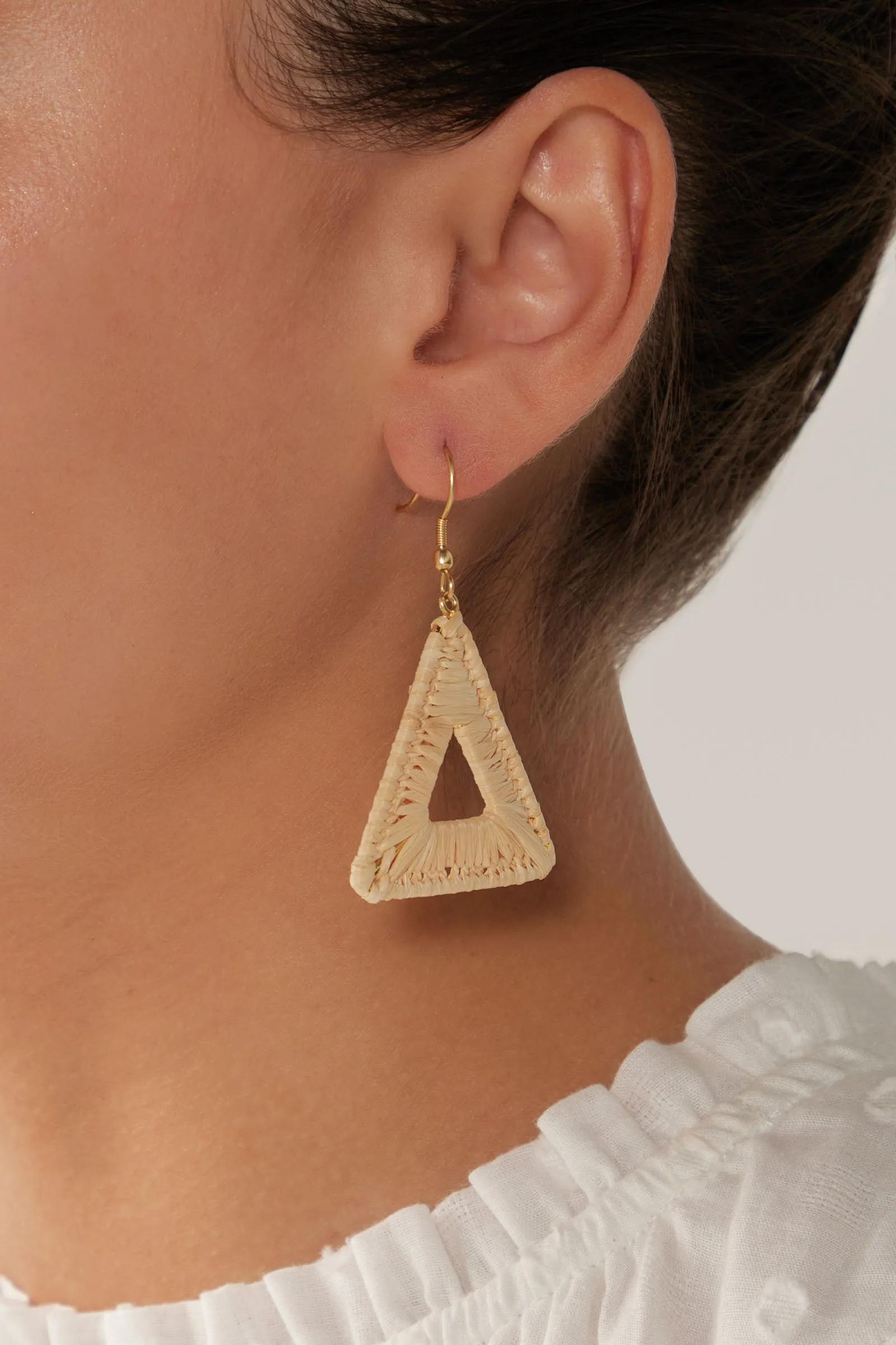 Seraphic Earring - Natural Triangle