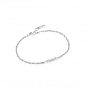 Silver Glam Bar Bracelet B037-02H