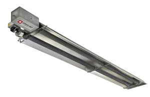 Space-Ray LTU130-30-N5 - 130K BTU, 30ft Emitter, Single Stage, Natural Gas Infrared Radiant Tube Heater (Call For Sizing & Accessories)