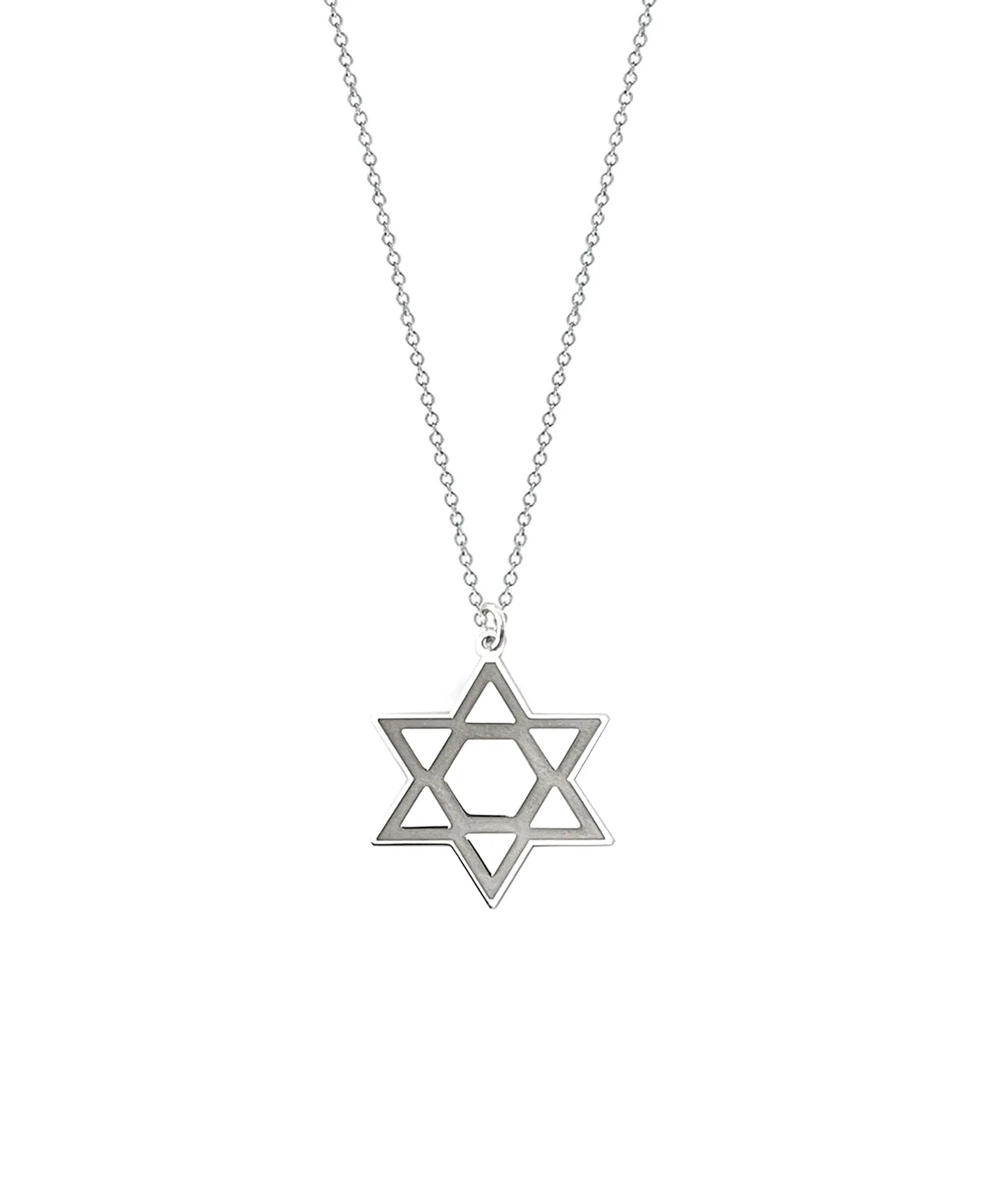 Star of One Magen David Necklace