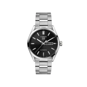 TAG Heuer Carrera Calibre 5 Automatic Mens Black Steel Watch