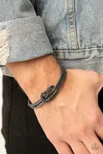 URBAN Nautical Grunge - Black Mens Bracelet UR28