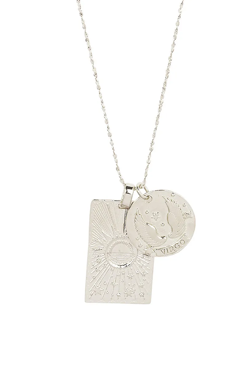 Virgo Stargazer Zodiac Necklace