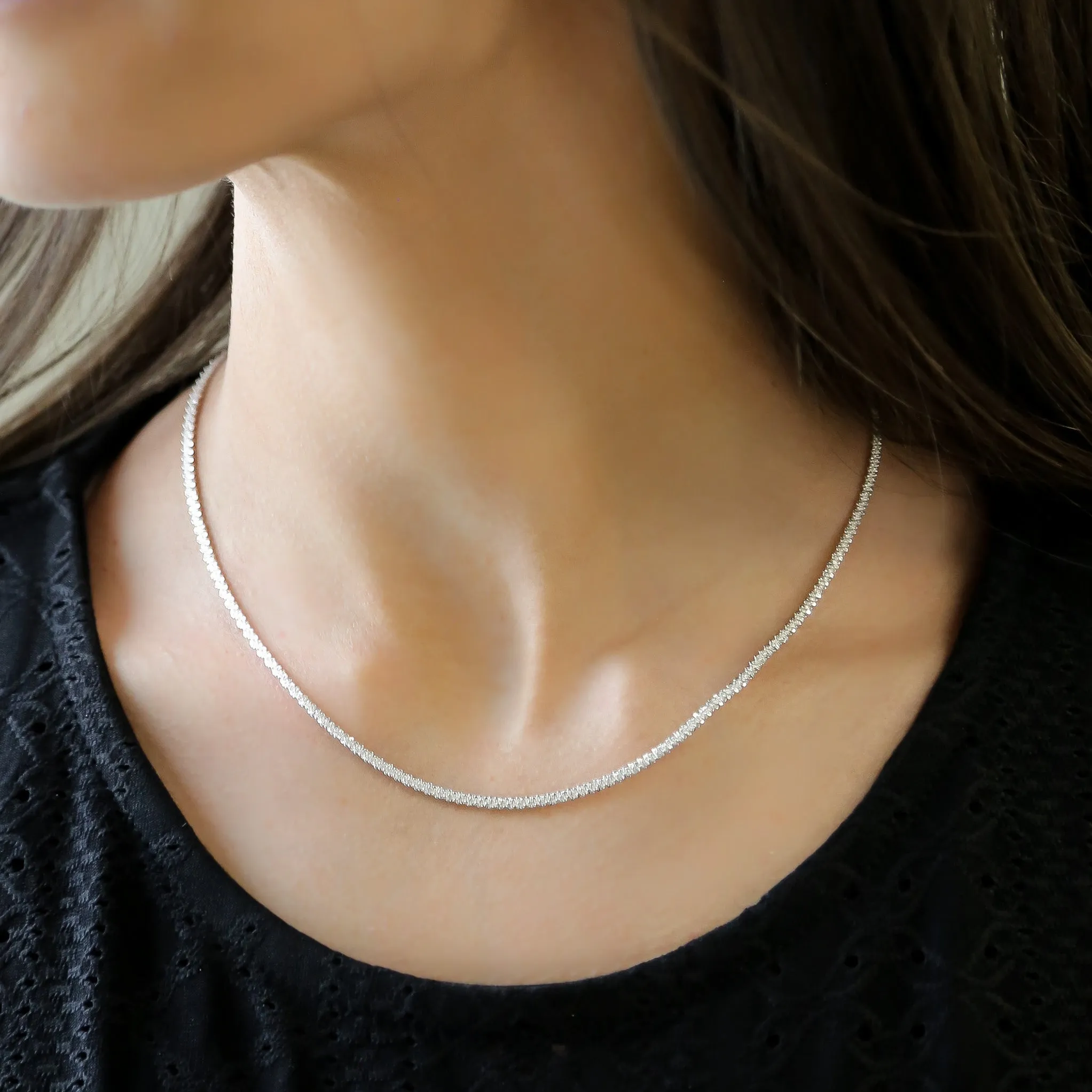 WATERFALL | 925 Sterling Silver Chain Necklace